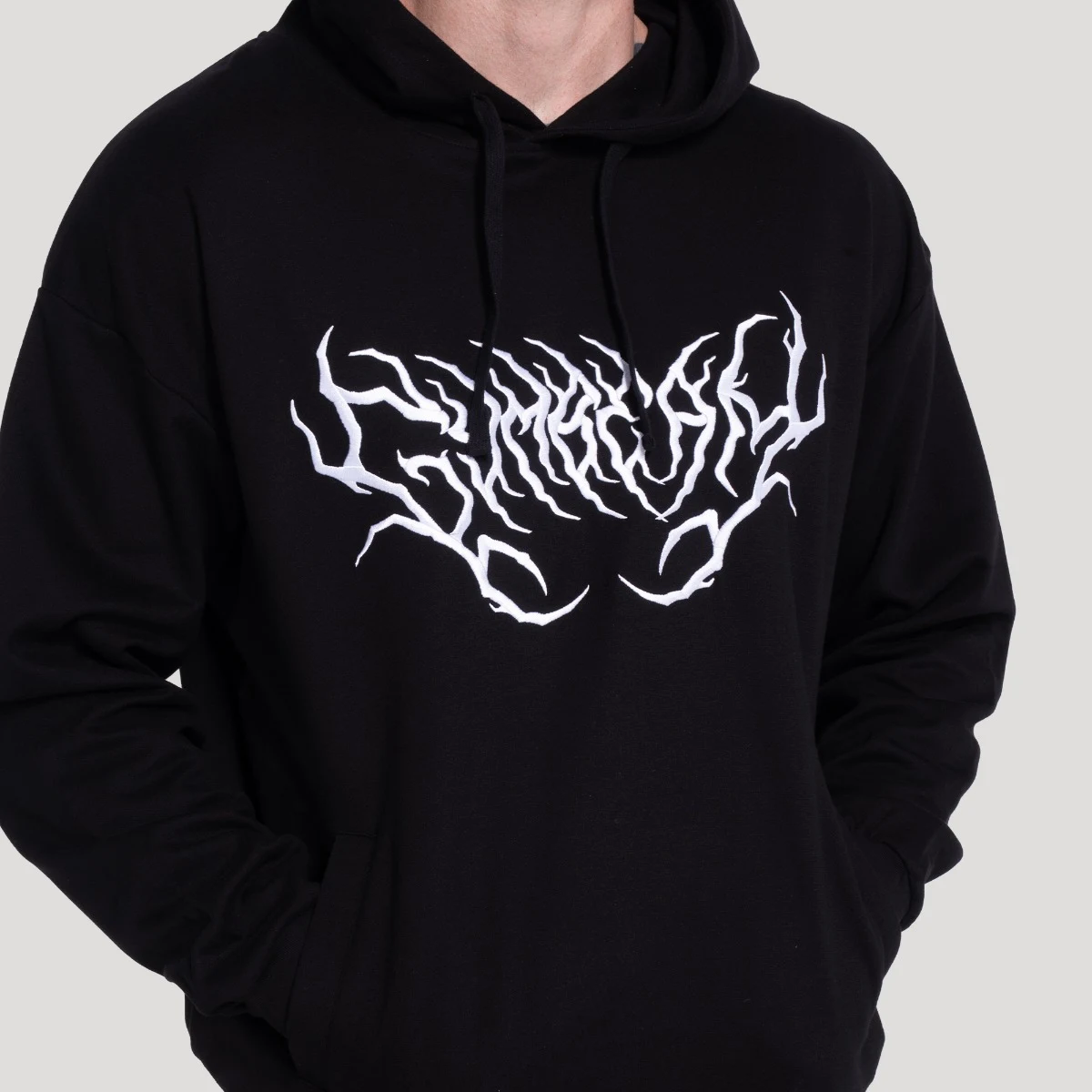 GymBeam Thorn Hoodie Black - Rozmiar: XXL | Kolor: Czarny | Waga: 0,7497 g | Opakowanie: 25 · záber 2