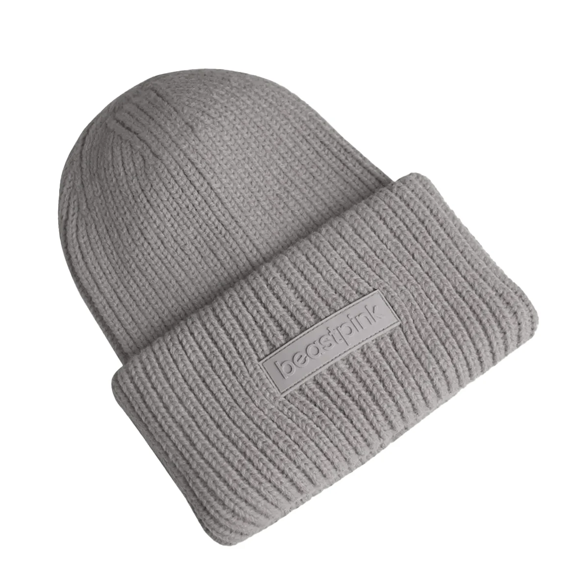 BeastPink Winter Beanie Grey · záber 5