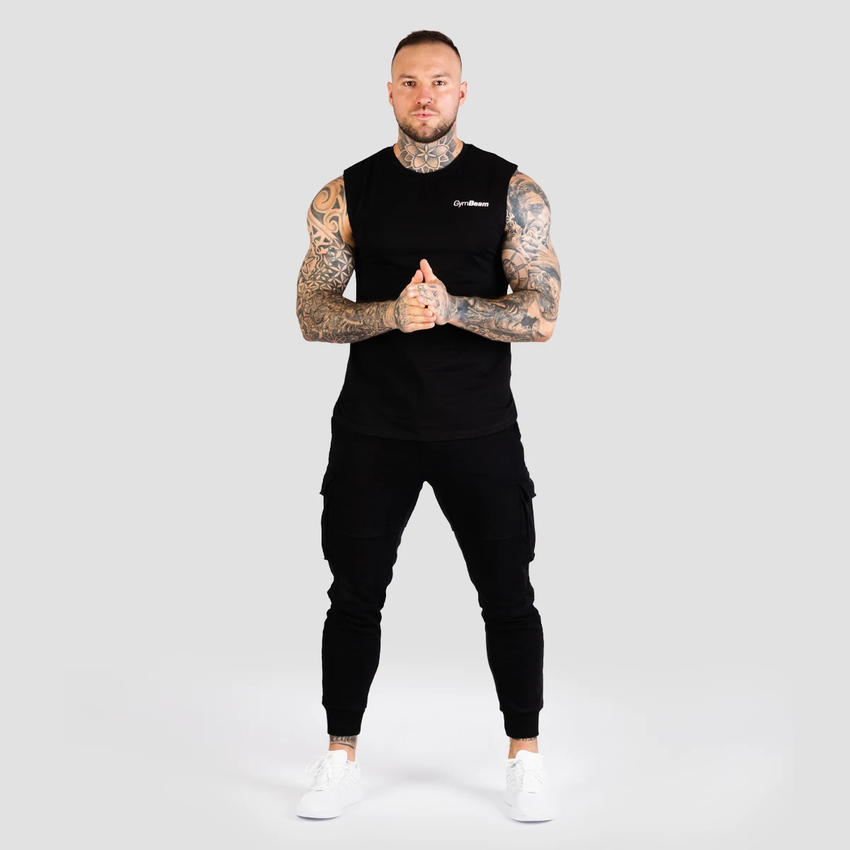 GymBeam Men‘s TRN TankTop Black · záber 4