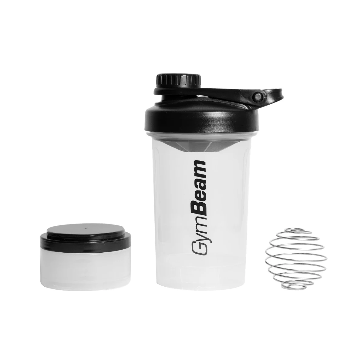 GymBeam Multi-StorageShaker 2in1 Clear 500ml · záber 2