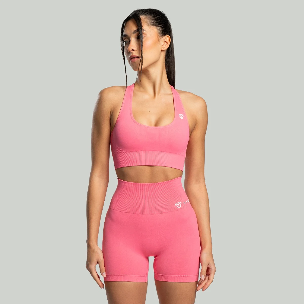 STRIX Seamless Sports Bra Sorbet - Rozmiar: S | Kolor: Różowy | Waga: 0,10496 g | Opakowanie: 105 · záber 4