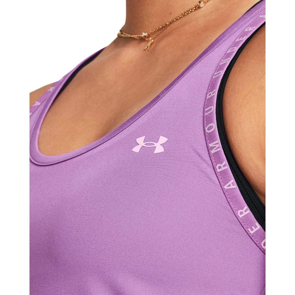 Under Armour - Women‘s tank top Knockout Tank Purple - Rozmiar: XS | Kolor: Fioletowy | Waga: 0,089 g · záber 3
