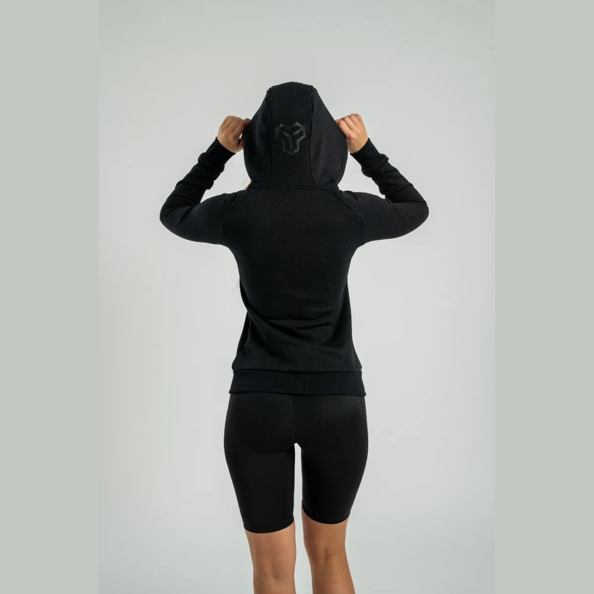 STRIX Damska bluza z kapturem na zamek Nova Black · záber 2