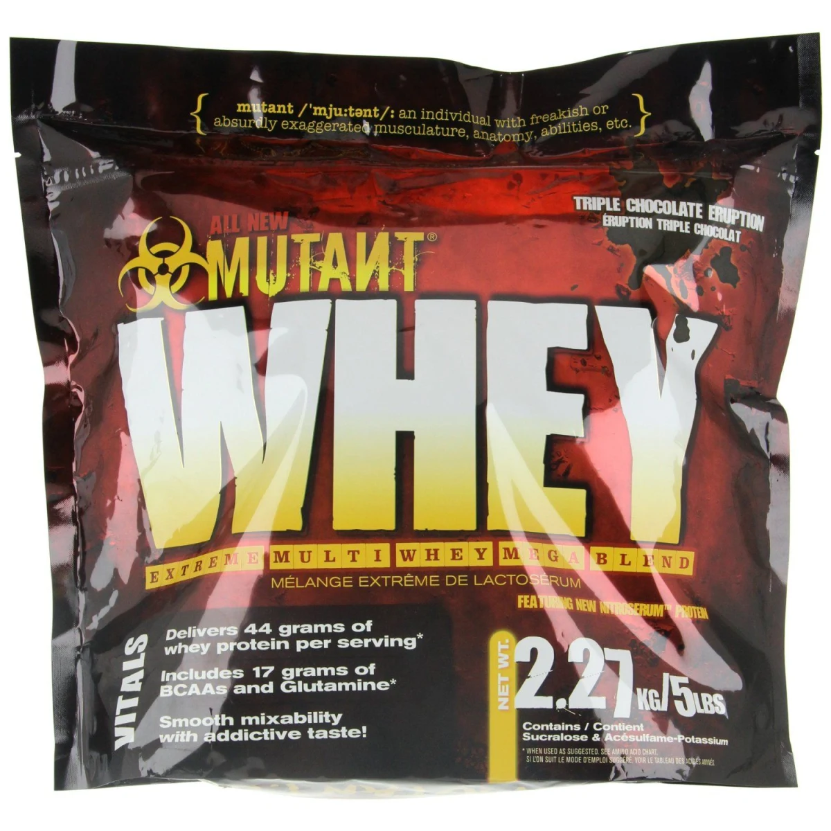 PVL Białko Mutant Whey - Smak: Truskawki śmietana | Waga: 2,27 g | Opakowanie: 2270 g · záber 4