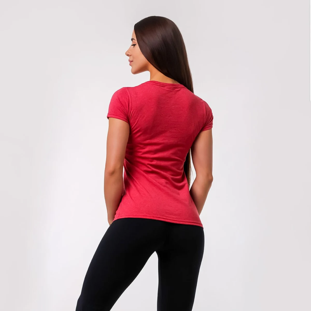 GymBeam Koszulka Basic Vintage Red - Rozmiar: XXL | Vek: Dorośli | Waga: 0,15 g | Opakowanie: 72 · záber 2
