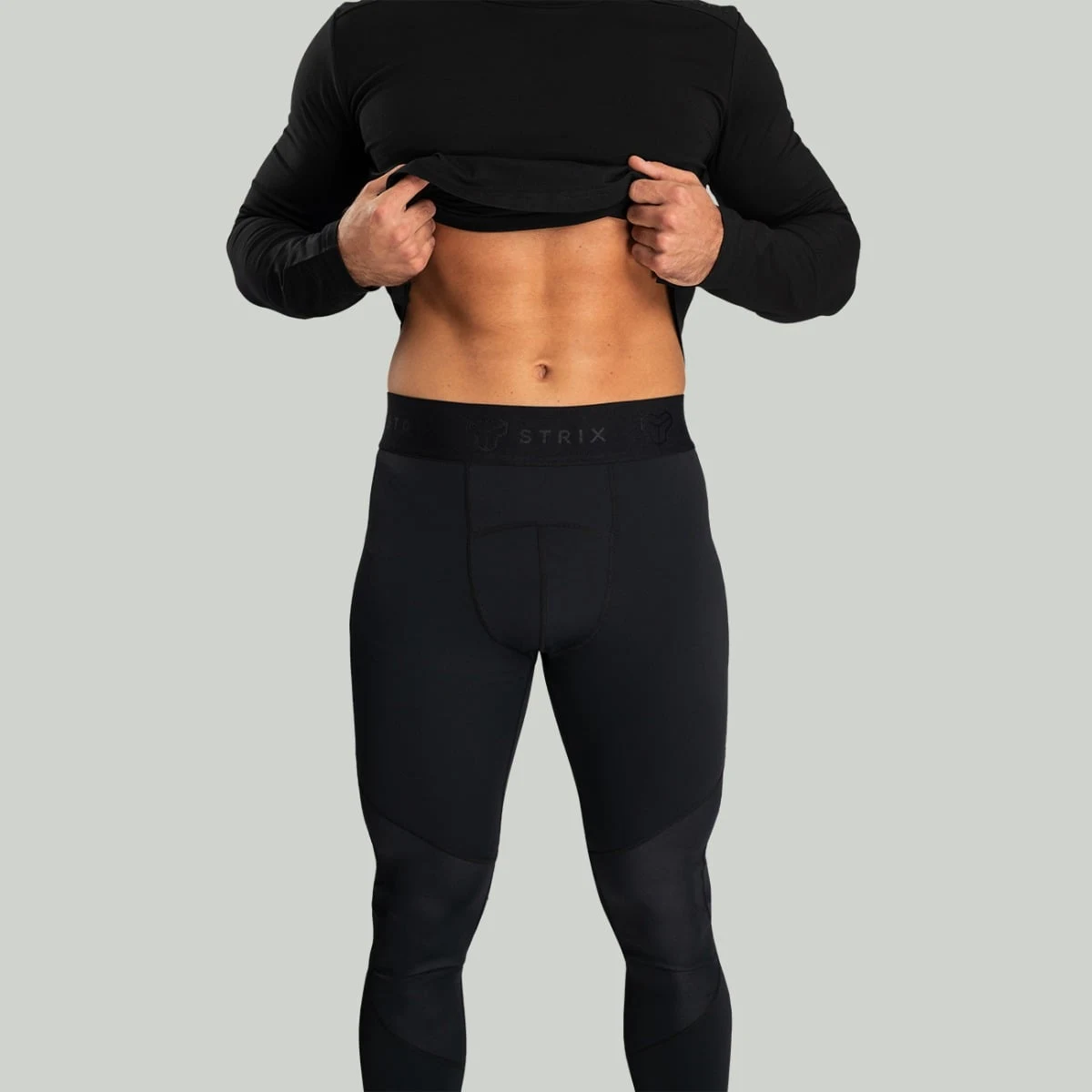 STRIX Men‘s Nebula Leggings black - Rozmiar: M | Kolor: čierna | Grupa wiekowa: Dorośli | Płeć: Męskie · záber 3