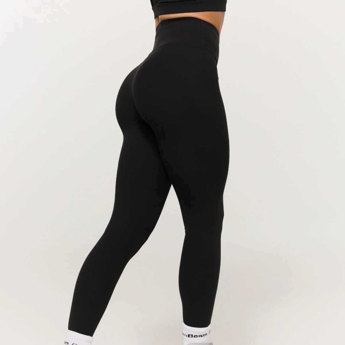 GymBeam Women‘s BEAT Leggings Black - Rozmiar: XS | Kolor: Czarny | Waga: 0,11 g | Opakowanie: 35 · záber 4