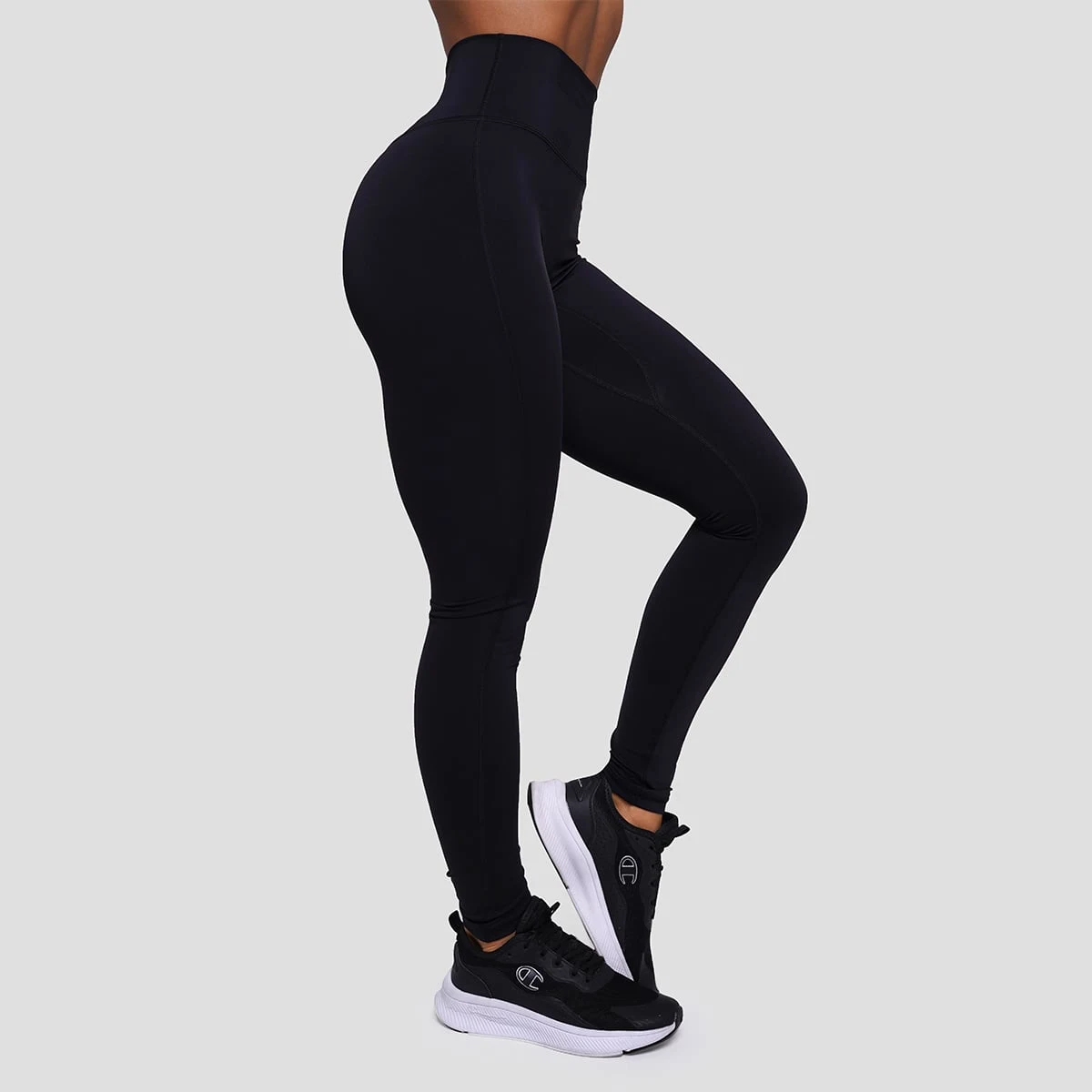 GymBeam Women‘s FIT Leggings Black - Rozmiar: XL | Kolor: Czarny | Waga: 0,177 g | Opakowanie: 100 · záber 2