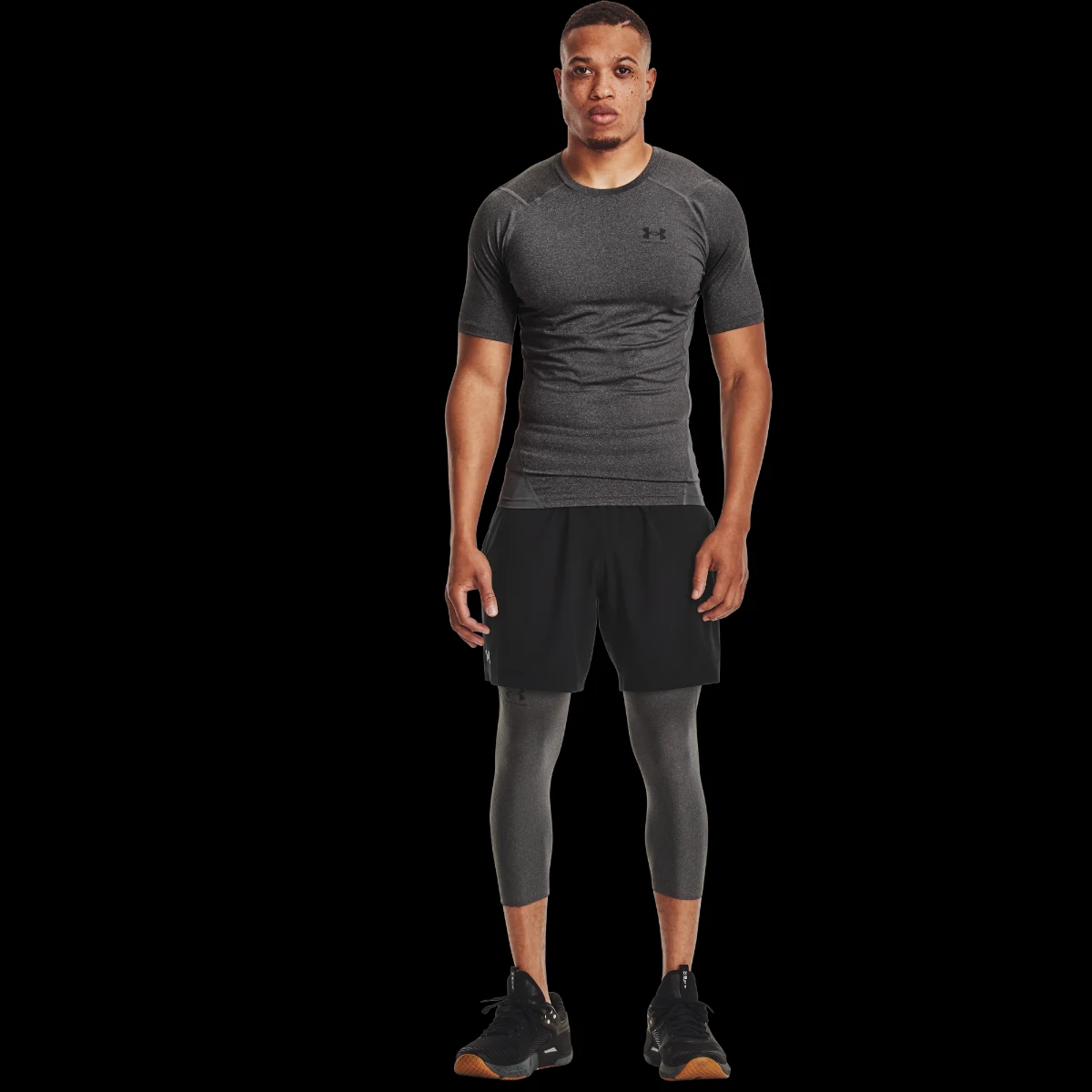 Under Armour Koszulka kompresyjna HG Armour Comp SS Grey - Rozmiar: XXL · záber 4