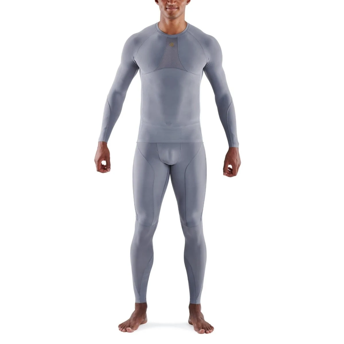 SKINS Series-5 Long Sleeve Compression Top Grey - Rozmiar: L | Kolor: Szary | Waga: 0,18 g | Opakowanie: 250 · záber 1