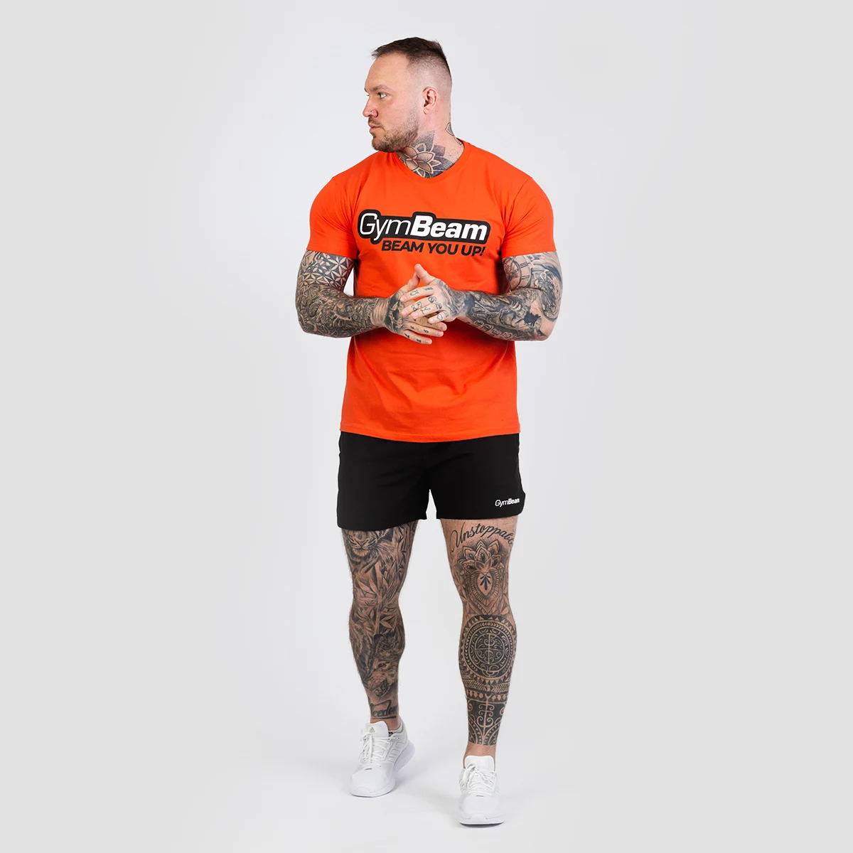 GymBeam Beam T-shirt Orange - Kolor: Pomarańczowy | Waga: 0,22 g · záber 5