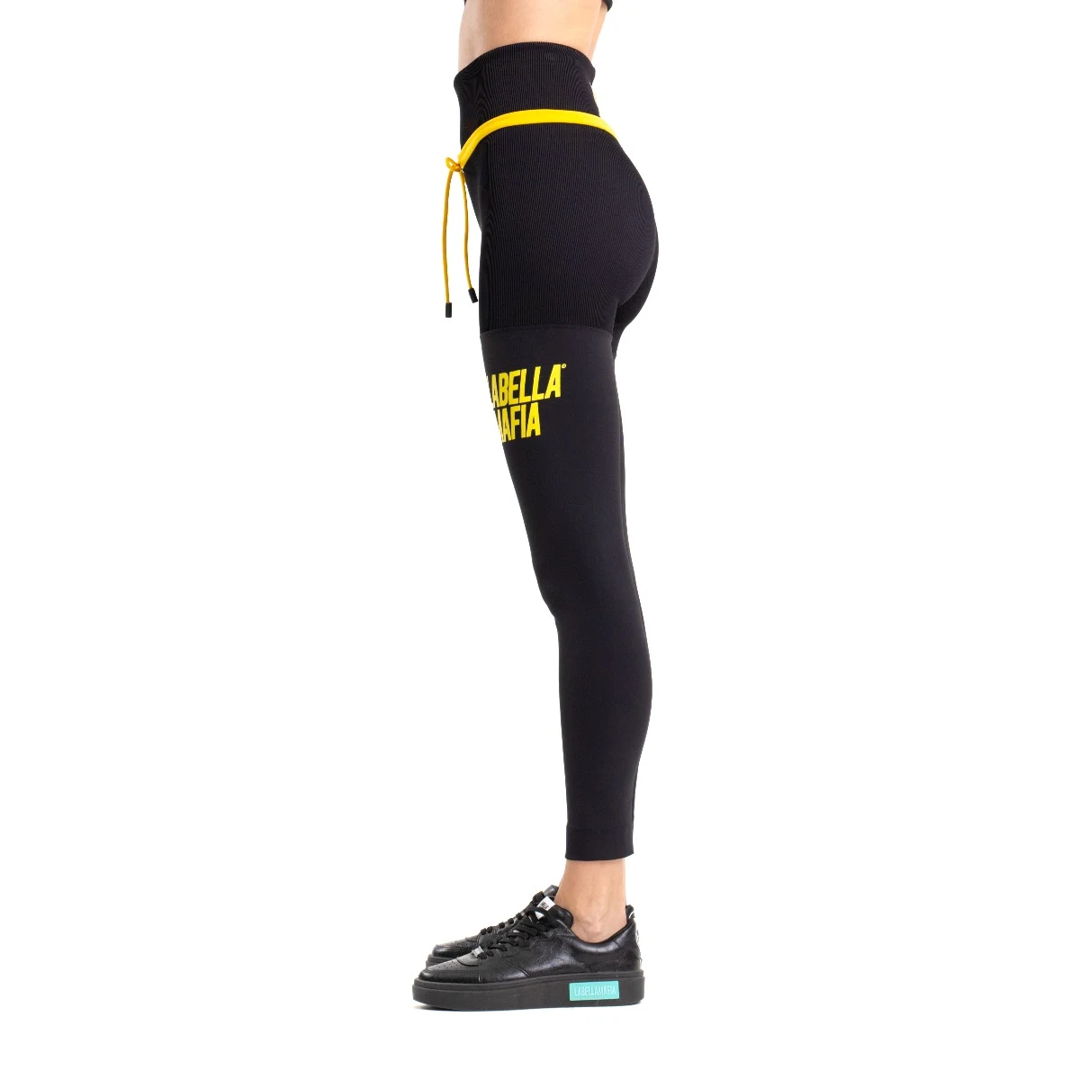 LABELLAMAFIA Women‘s leggings Fan Black - Rozmiar: L | Pohlavie: Damskie | Vek: Dorośli | Waga: 0,3 g | Opakowanie: 45 · záber 2