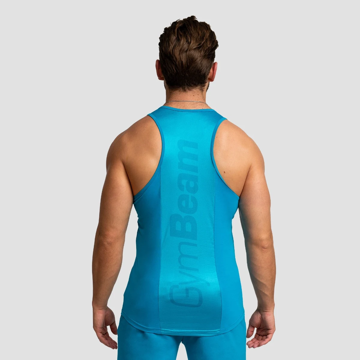 GymBeam Limitless Tank Top Aquamarine - Rozmiar: XXL | Kolor: Niebieski | Waga: 0,153 g | Opakowanie: 100 · záber 4