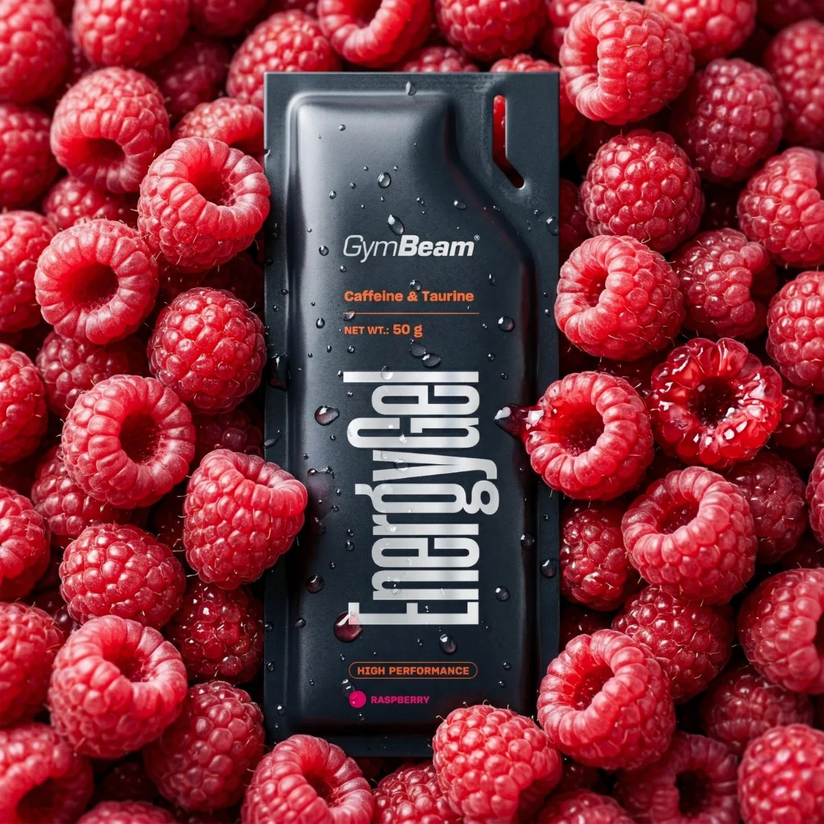 GymBeam Energy Gel - Smak: Malina | Waga: 0,05 g · záber 2