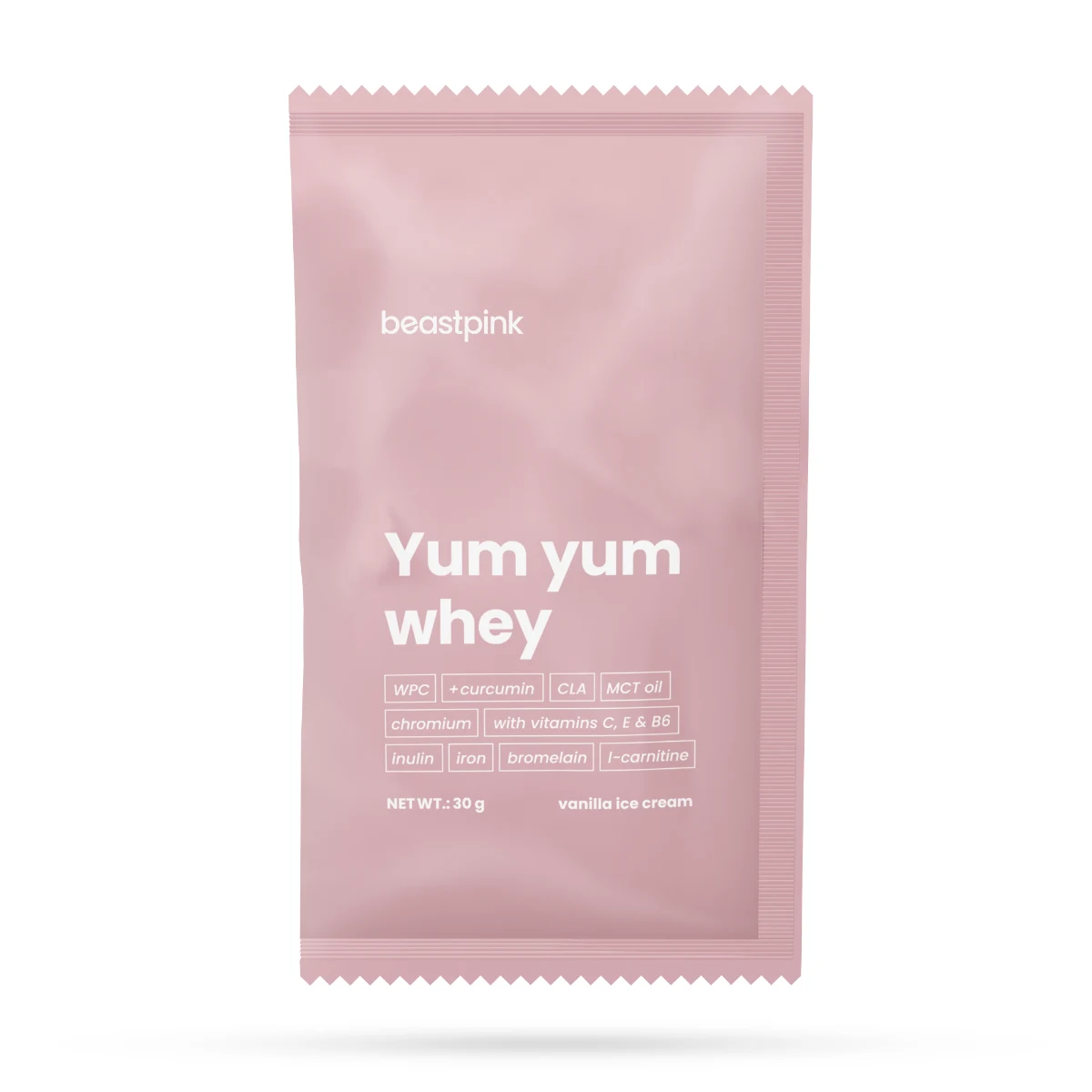 BeastPink Yum Yum Whey 1000 g - Smak: Lody waniliowe | Waga: 0,03 g | Opakowanie: 30 g · záber 1