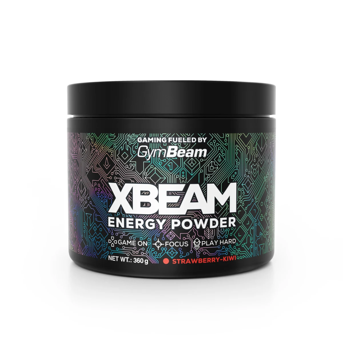 XBEAM Energy Powder - Smak: Truskawka kiwi | Waga: 0,36 g | Opakowanie: 360 g · záber 1