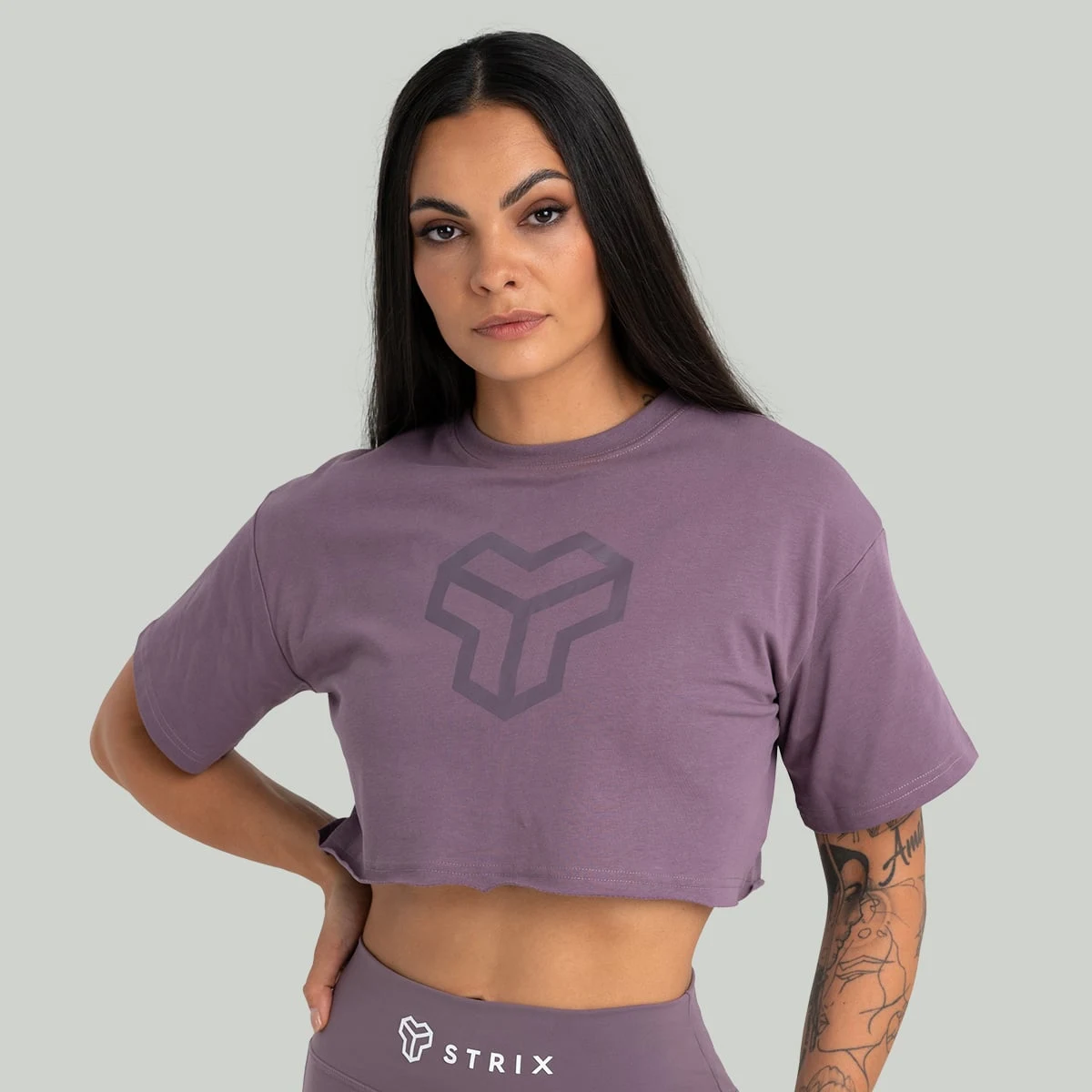 STRIX Women‘s CropTop Dusk - Rozmiar: L | Kolor: Fioletowy | Waga: 0,21 g | Opakowanie: 70 · záber 1