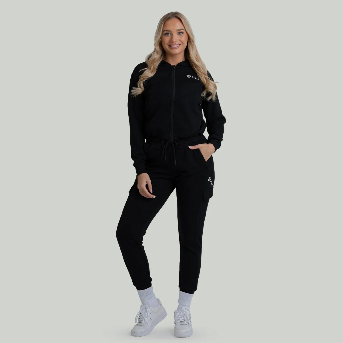 STRIX Women‘s ZOA Zip-Up Sweatshirt Black - Rozmiar: XS | Kolor: Czarny | Waga: 0,5079 g | Opakowanie: 40 · záber 5