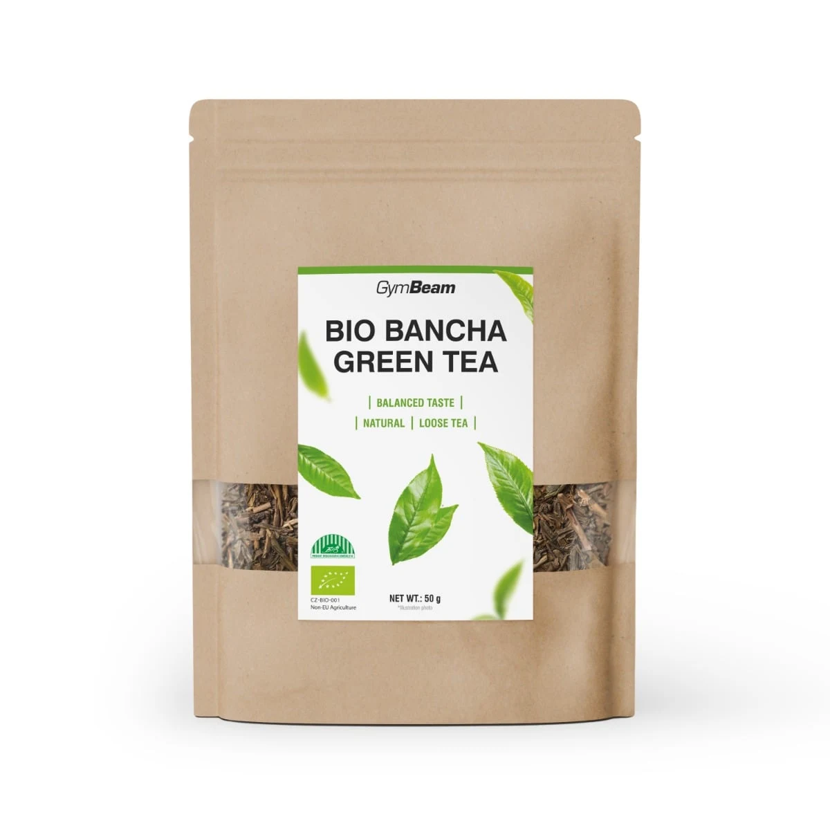 GymBeam BIO Bancha Green Tea · záber 1