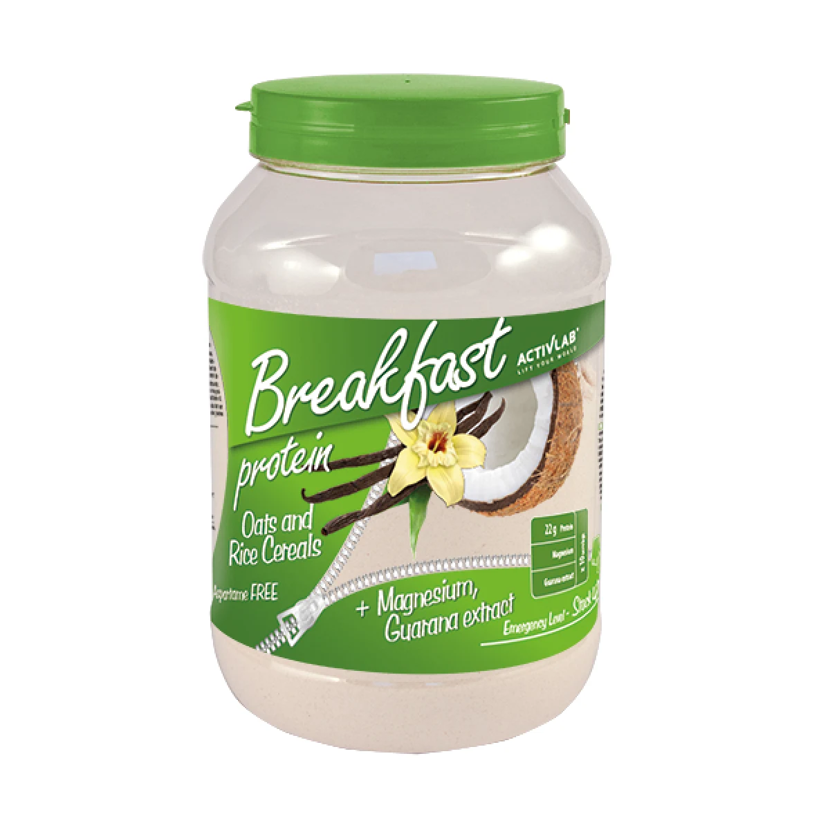 ActivLab Protein Breakfast 1000 g - Smak: Wanilia kokos | Waga: 1 g | Opakowanie: 1000 g · záber 1
