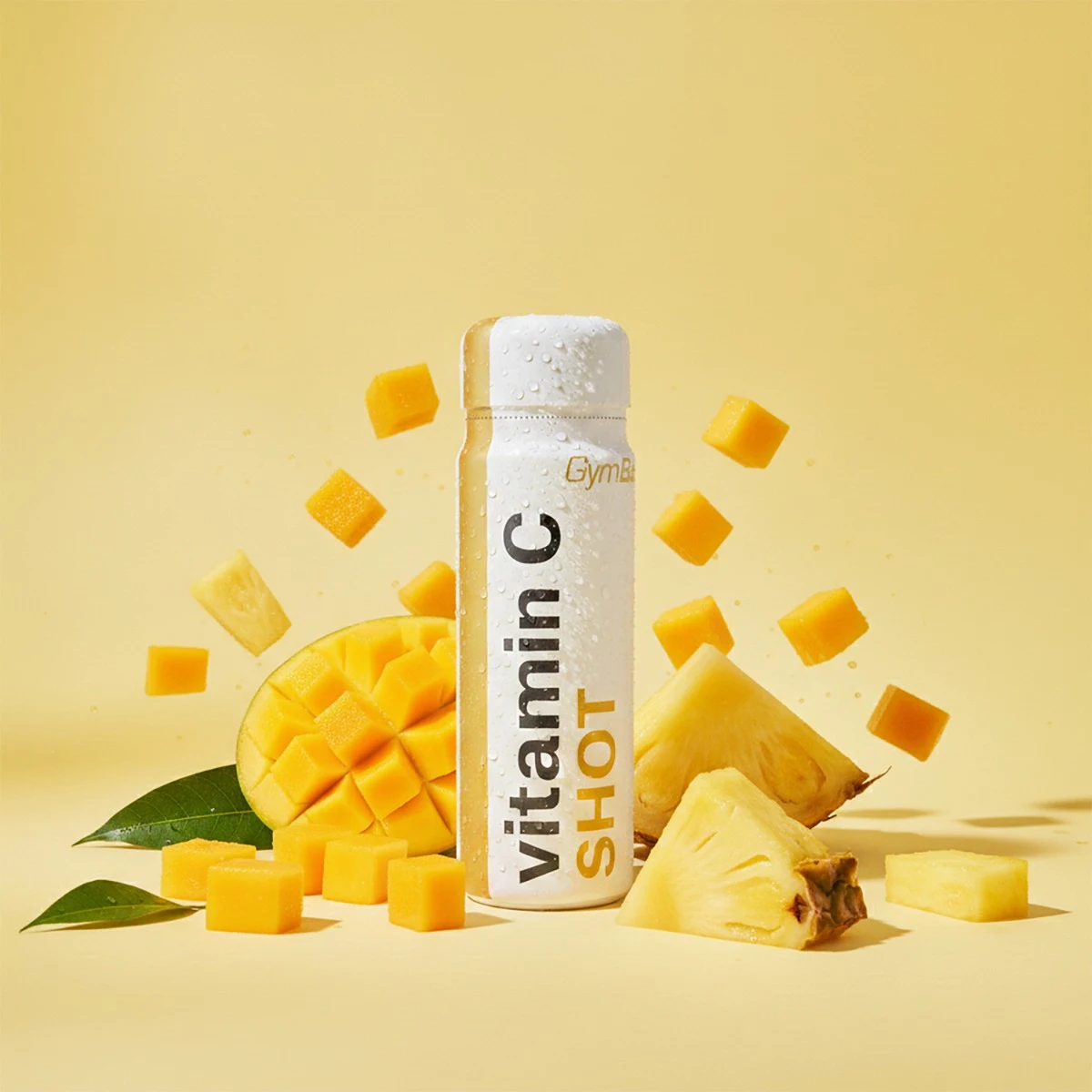 GymBeam Vitamin C shot - Smak: Pineapple mango | Waga: 0,06 g | Opakowanie: 60 ml · záber 4