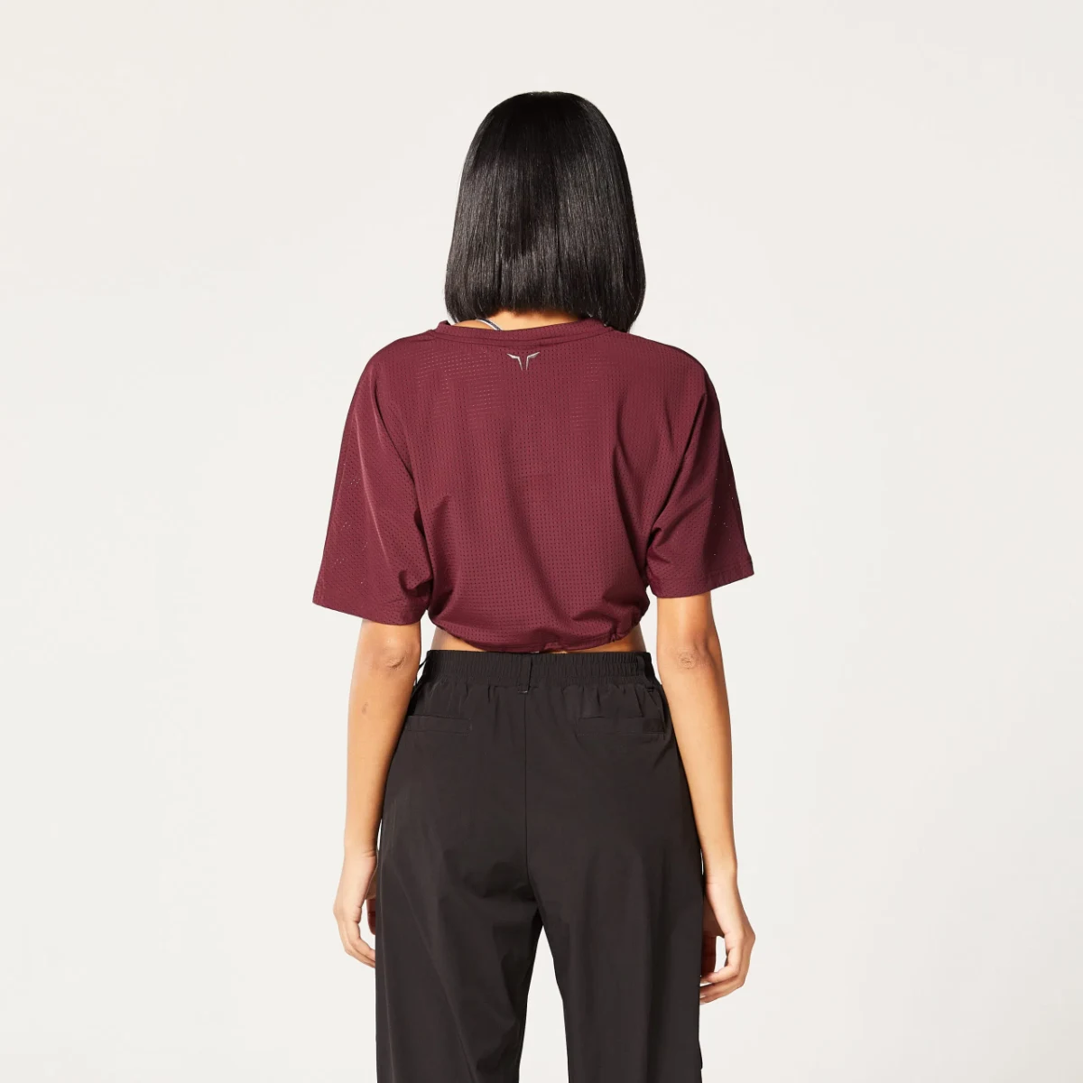 SQUATWOLF Code Crop V Neck Jersey Red - Rozmiar: L | Kolor: Czerwony | Waga: 0,17 g | Opakowanie: 100 · záber 2