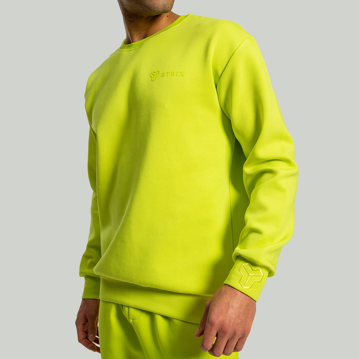 STRIX Relaxed Sweatshirt Chartreuse · záber 2