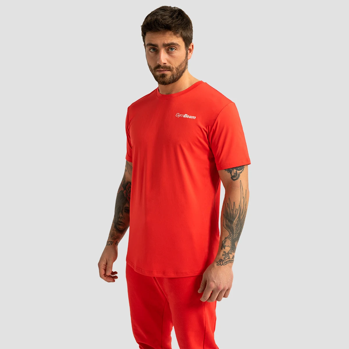 GymBeam Limitless T-shirt Hot Red - Rozmiar: xxxl | Pohlavie: Męskie | Vek: Dorośli | Waga: 0,216 g · záber 5