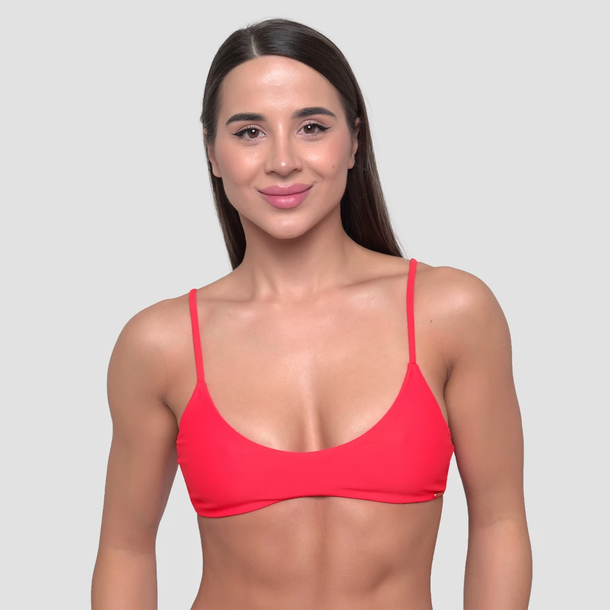 GymBeam Women‘s Bikini Top HAWAII Red - Rozmiar: S | Kolor: Czerwony | Waga: 0,059 g · záber 2