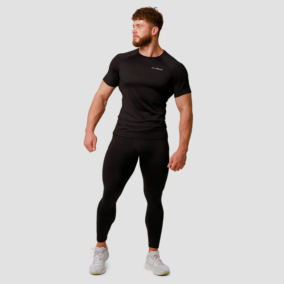 GymBeam Pulse Running Leggings Black - Rozmiar: M | Kolor: Czarny | Waga: 0,16 g | Opakowanie: 100 · záber 5