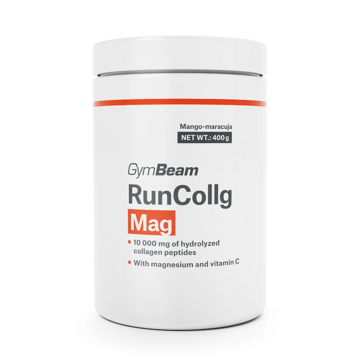 GymBeam RunCollg Mag - Smak: Marakuja mango | Waga: 0,4 g | Opakowanie: 400 g · záber 1