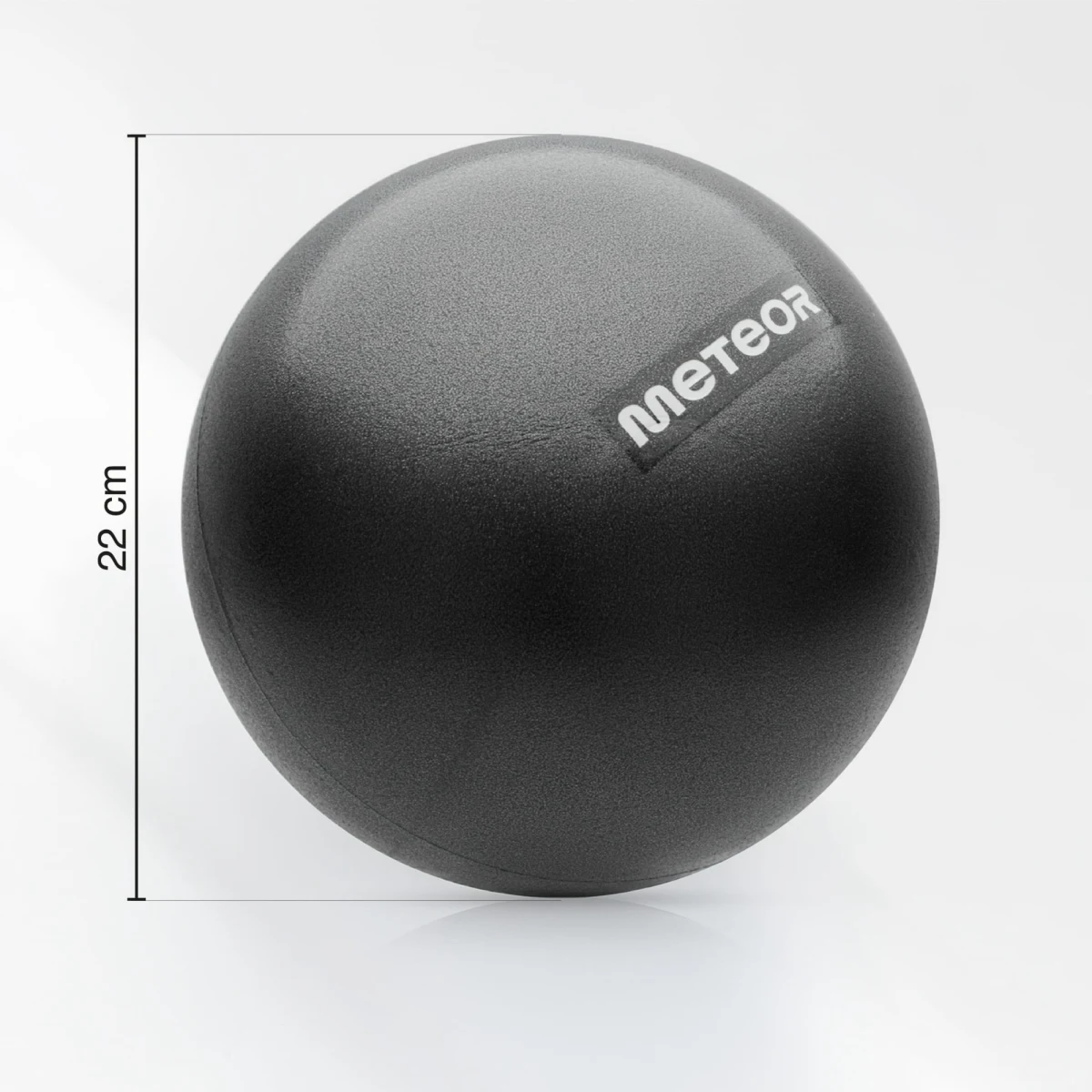 Piłka do pilatesu Meteor 22 cm czarna · záber 1