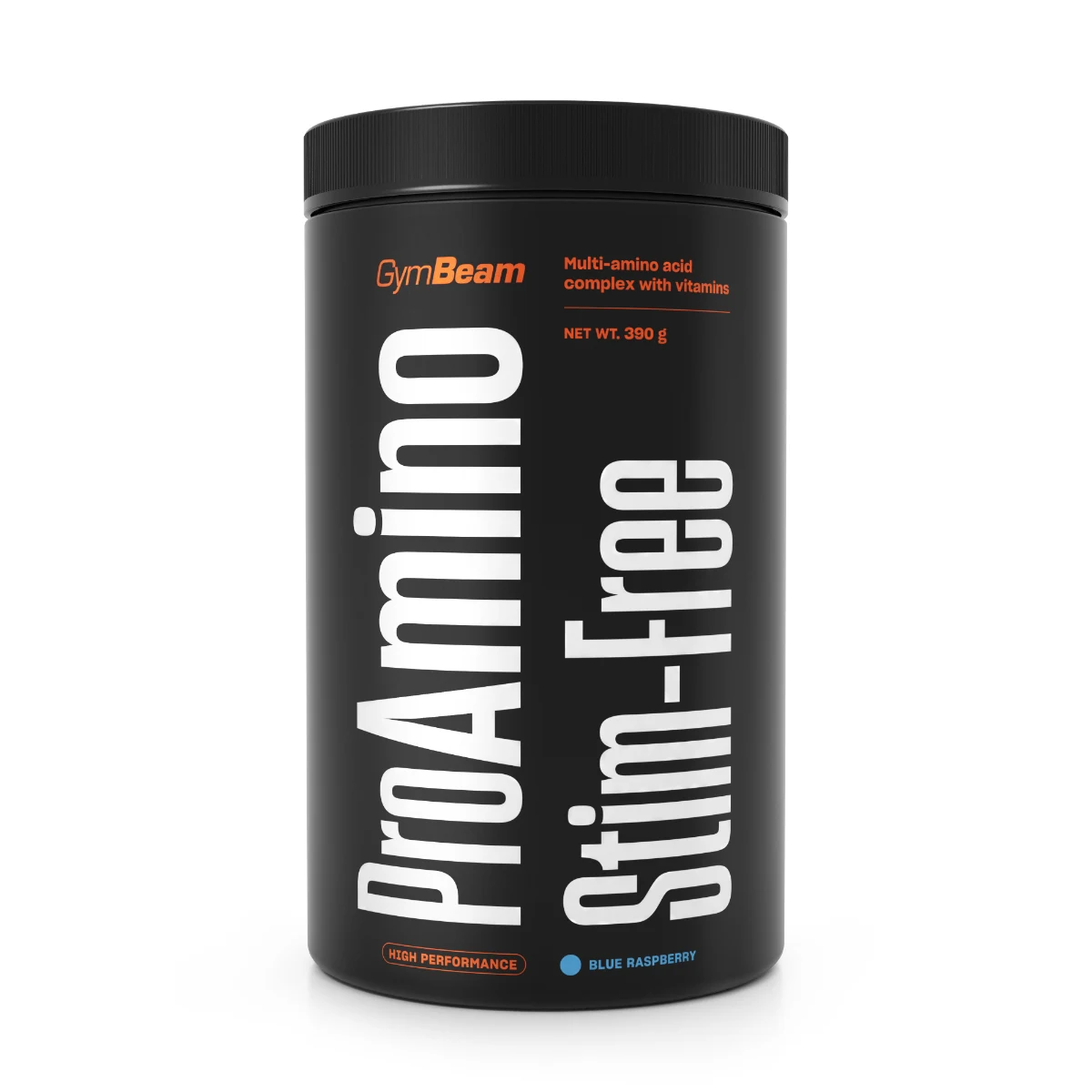 GymBeam ProAMINO stim-free - Smak: Niebieska malina | Waga: 0,39 g | Opakowanie: 390 g · záber 1