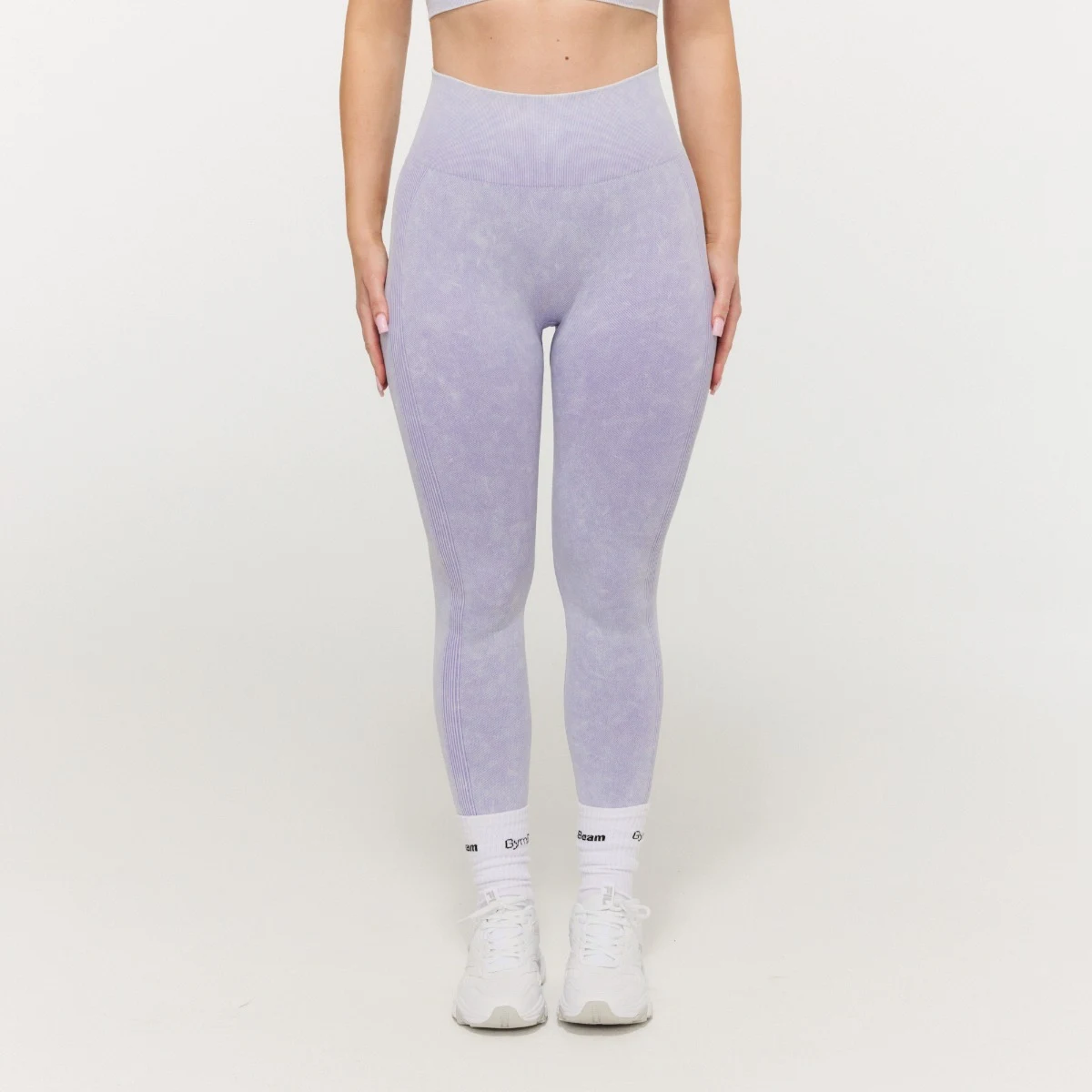GymBeam Women‘s Lift Seamless Leggings Violet - Rozmiar: XS | Kolor: Fioletowy | Waga: 0,184 g | Opakowanie: 70 · záber 3