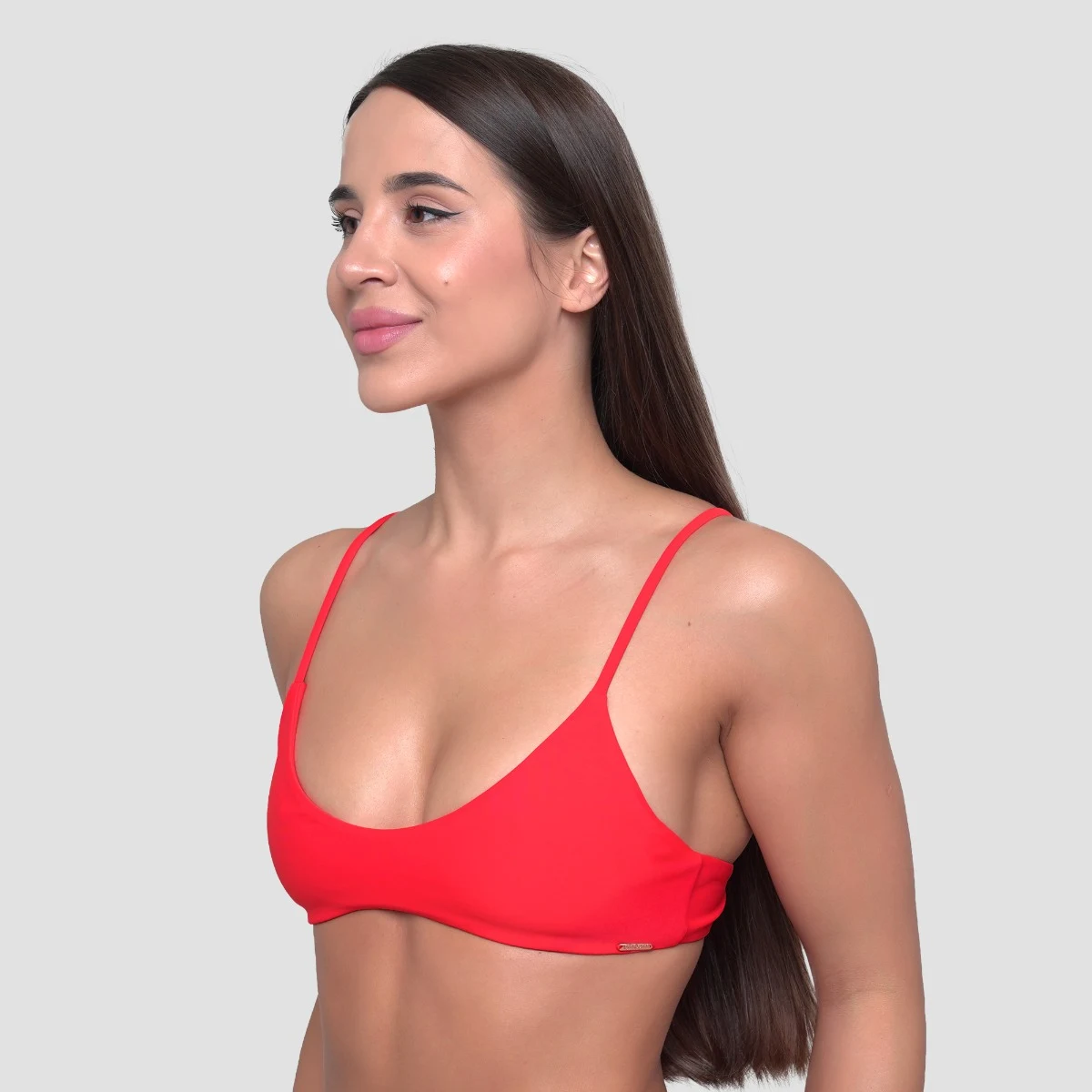 GymBeam Women‘s Bikini Top HAWAII Red - Rozmiar: S | Kolor: Czerwony | Waga: 0,059 g · záber 4