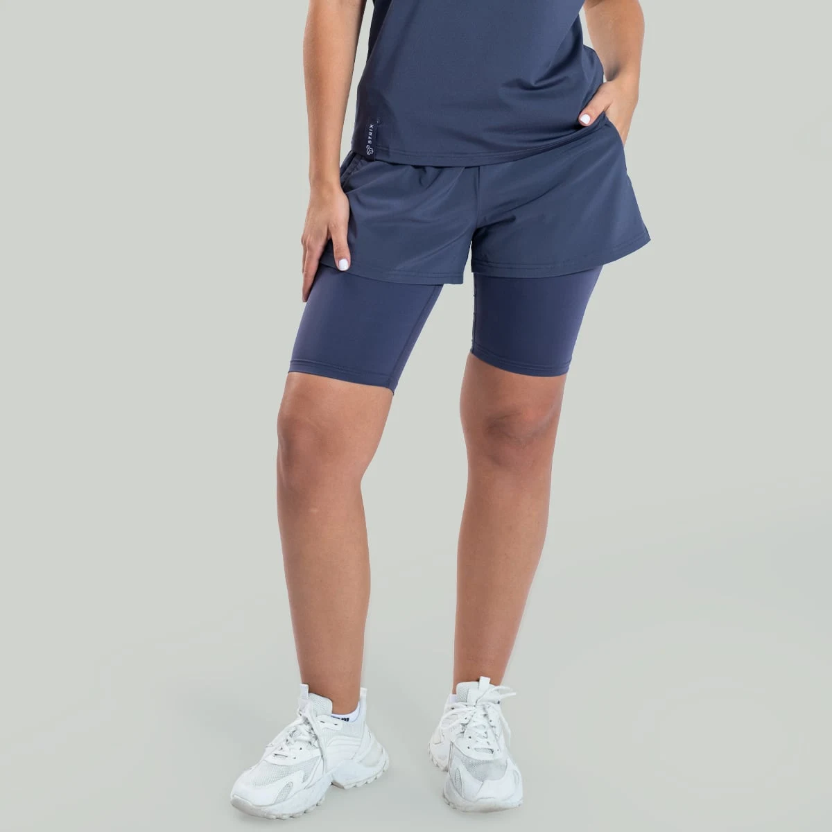 STRIX Women‘s ULTRA 2in1 Shorts Graystone · záber 1