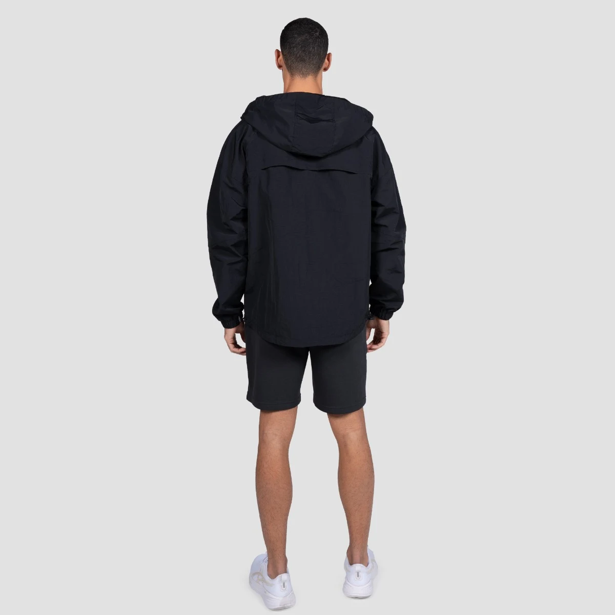 GymBeam Men‘s Relay Jacket Black - Rozmiar: M | Kolor: Czarny | Waga: 0,535 g | Opakowanie: 32 · záber 5
