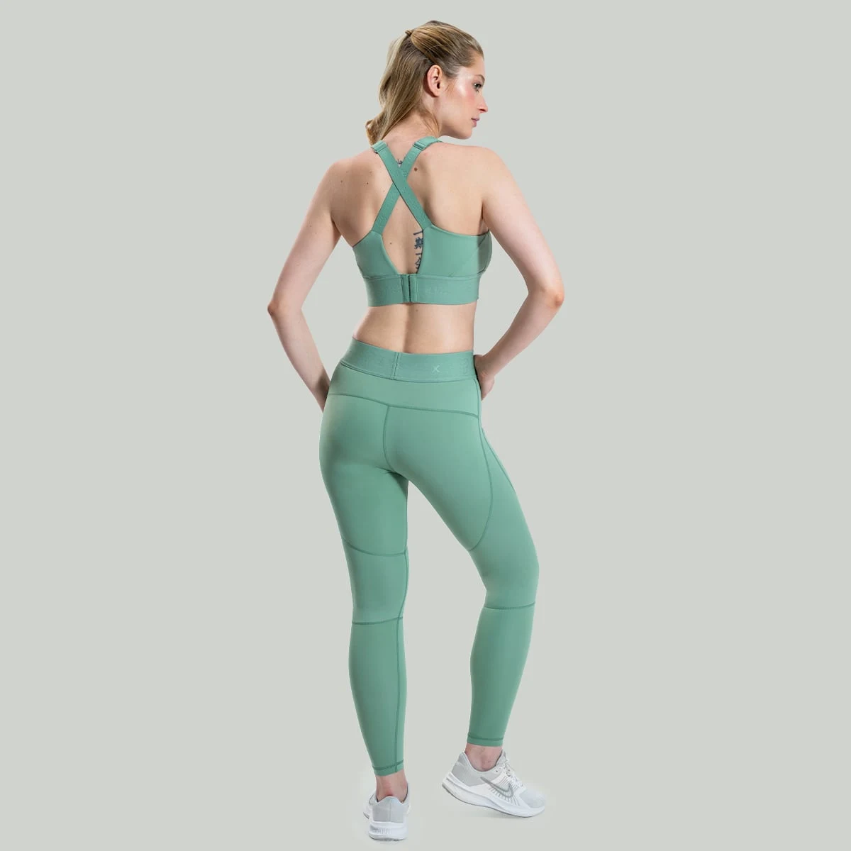 STRIX Women‘s Nebula Leggings Agave - Rozmiar: XL | Kolor: Zielony | Waga: 0,21 g · záber 4