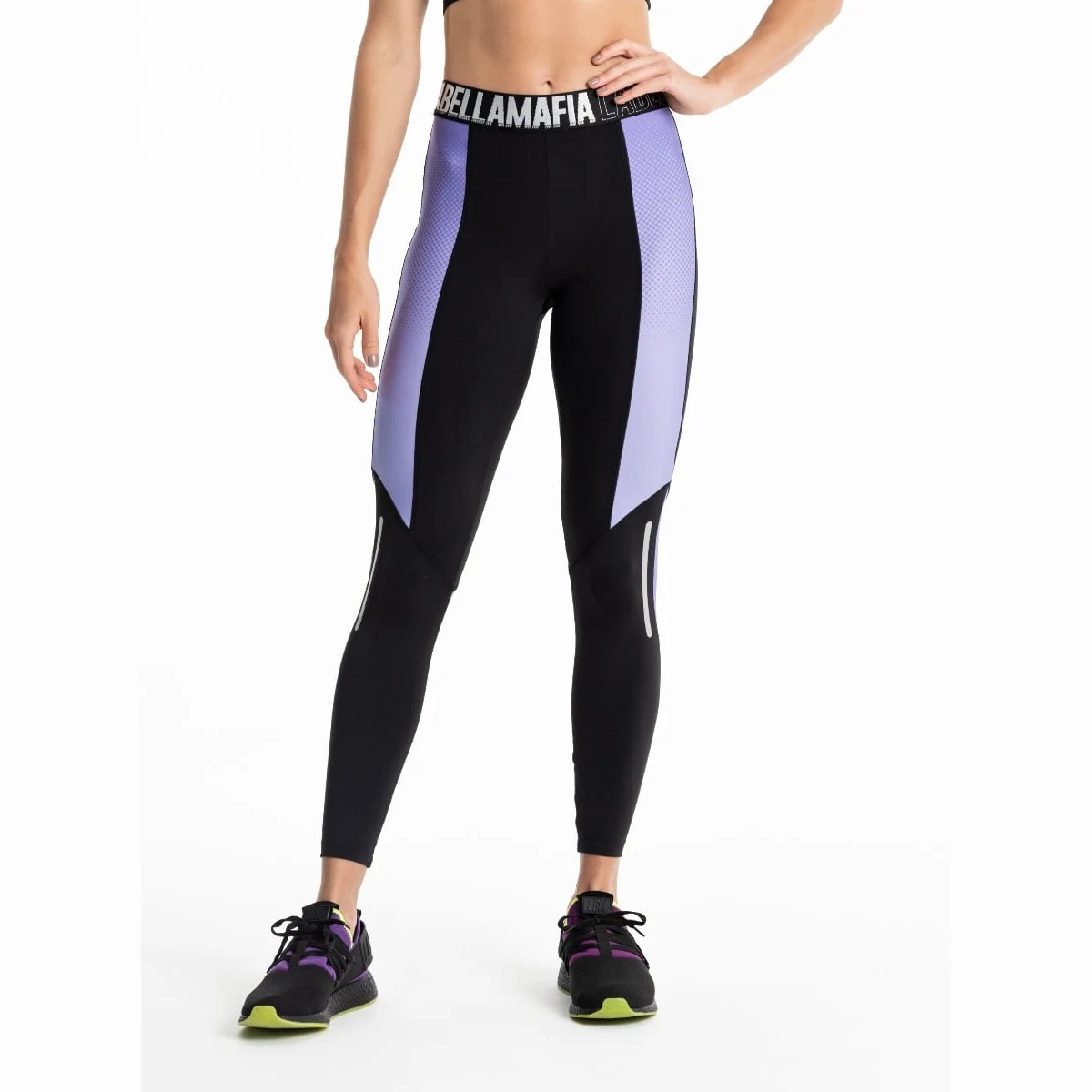 LABELLAMAFIA Women‘s Cycling Leggings Dopamina Black - Rozmiar: L | Kolor: Czarny | Waga: 0,254 g | Opakowanie: 45 · záber 1