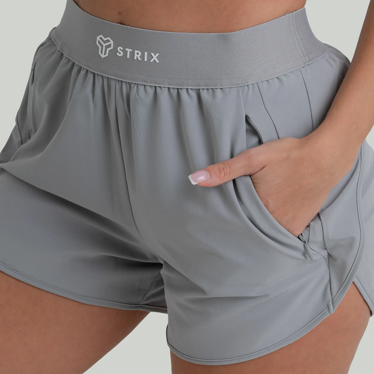 STRIX Women‘s ZOA Shorts Smoke - Rozmiar: XS | Kolor: Szary | Waga: 0,129 g | Opakowanie: 120 · záber 2