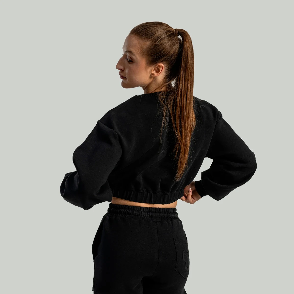 STRIX Women‘s Lunar Cropped Jumper Black - Rozmiar: M | Kolor: Czarny | Waga: 0,439 g | Opakowanie: 45 · záber 5