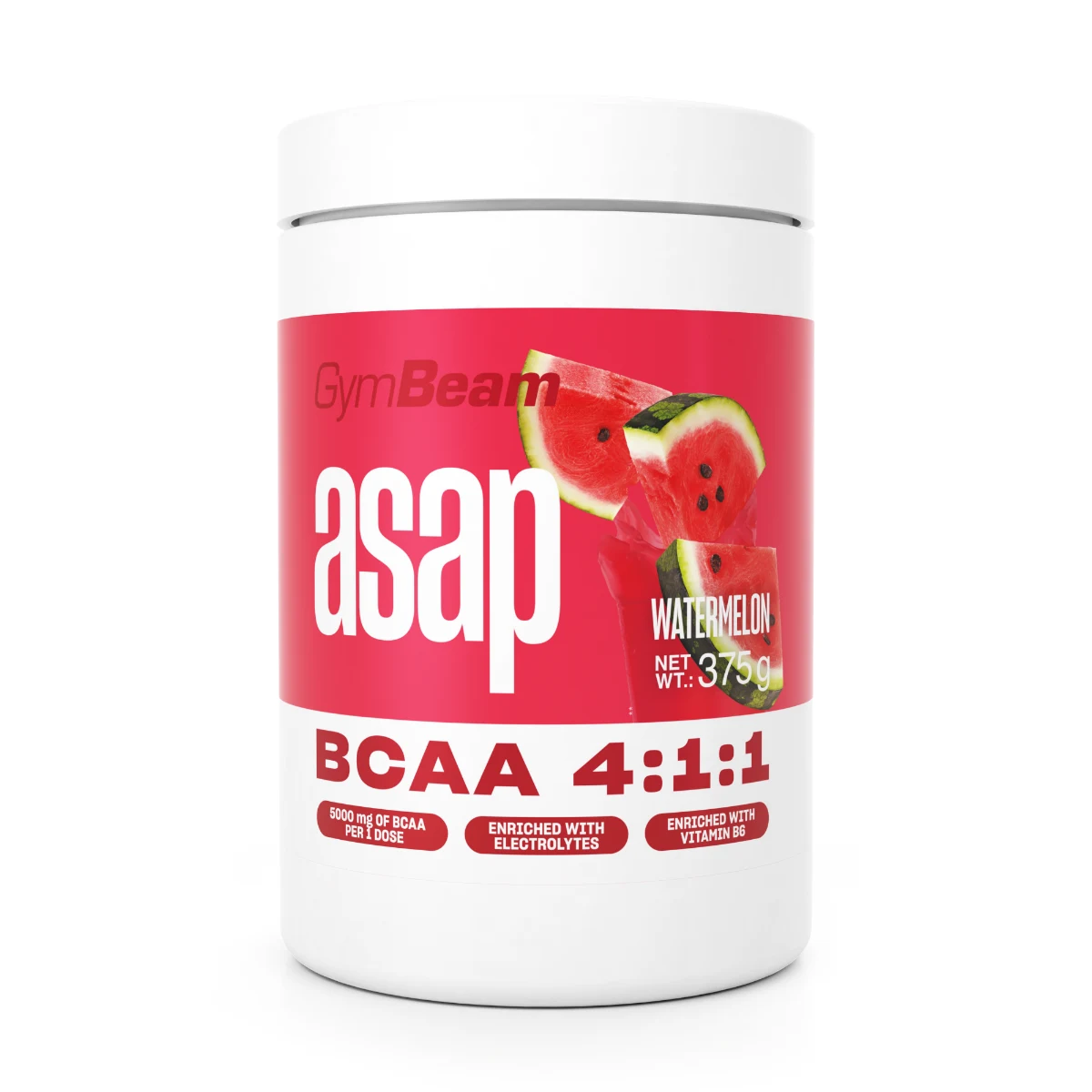 GymBeam BCAA Hydrate - Smak: Arbuz | Waga: 0,375 g | Opakowanie: 375 g · záber 1