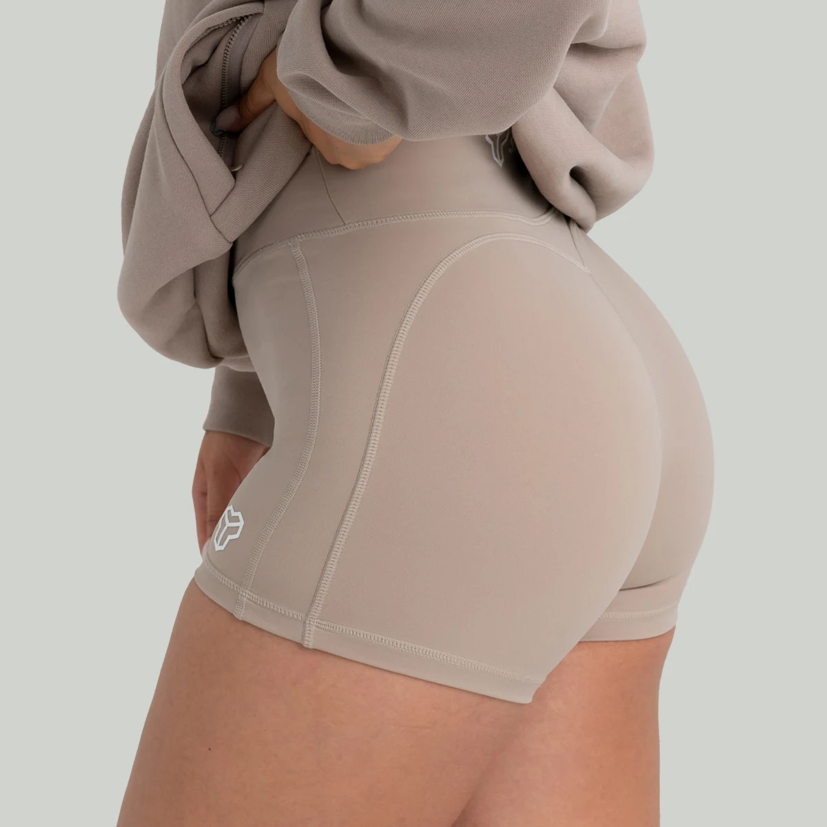 STRIX Women‘s Shorts Taupe - Rozmiar: XL | Kolor: Béžová | Waga: 0,134 g · záber 2