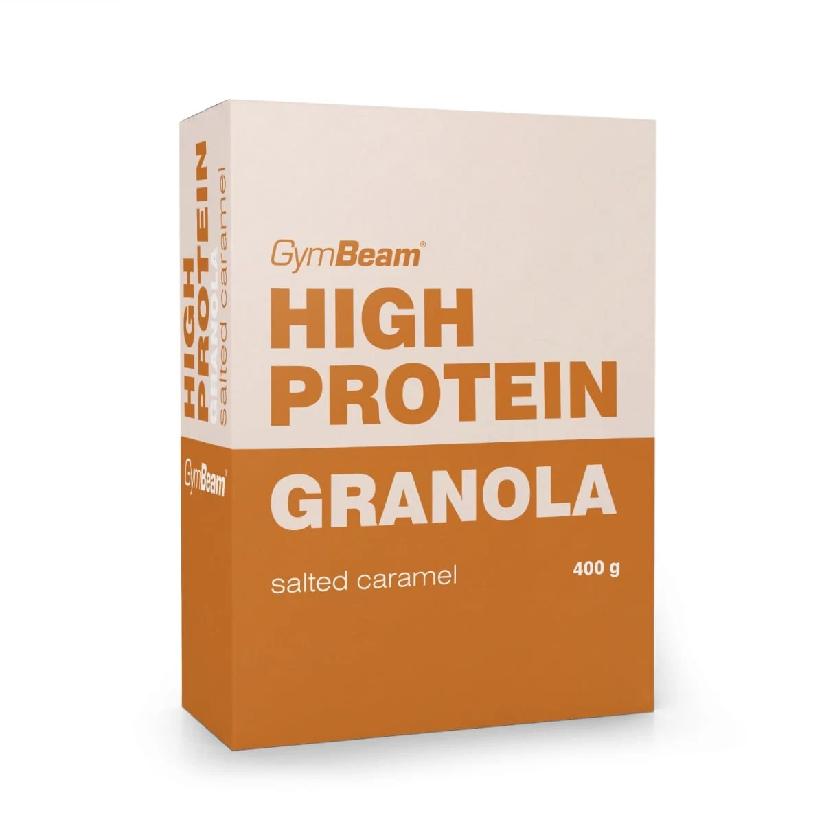 GymBeam High Protein Granola - Smak: Słony karmel | Waga: 0,4 g | Opakowanie: 400 g · záber 1