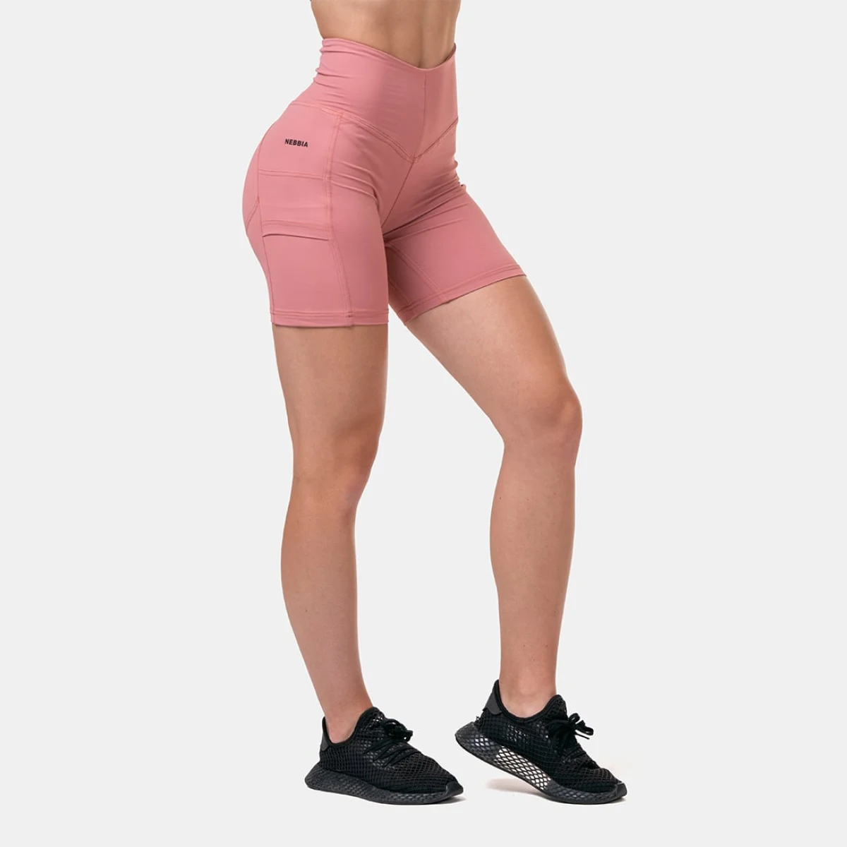 NEBBIA - Spodenki damskie Fit & Smart Biker Old Rose · záber 1
