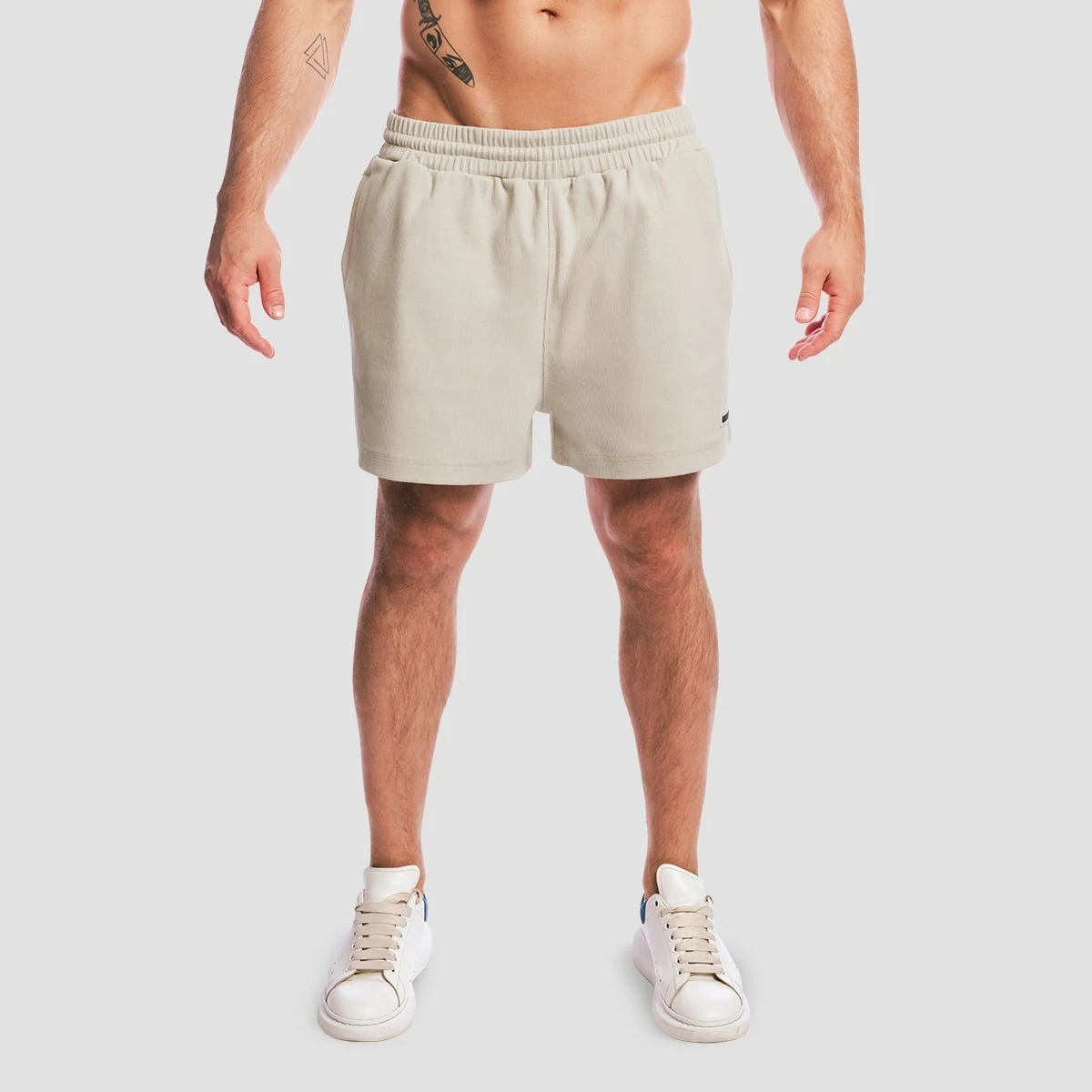 GymBeam Aura Shorts Grey - Rozmiar: S | Kolor: Szary | Waga: 0,38 g | Opakowanie: 32 · záber 1
