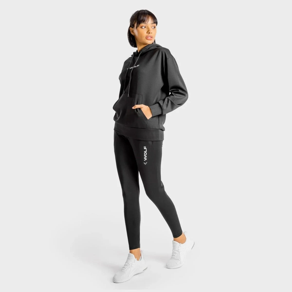 SQUATWOLF Damska Bluza z kapturem Primal Black - Rozmiar: XL | Vek: Dorośli | Pohlavie: Damskie | Waga: 0,13 g | Opakowanie: 50 · záber 4
