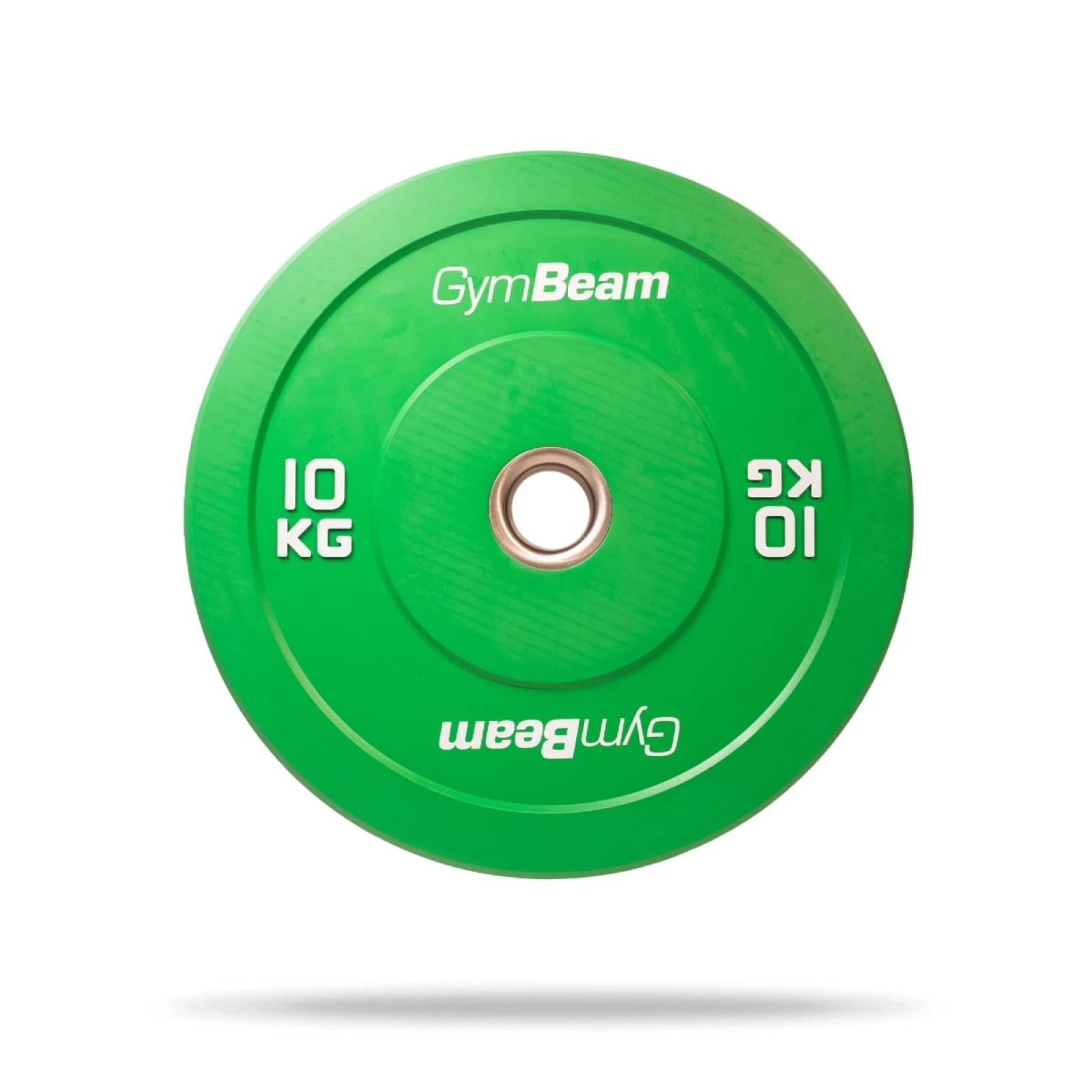 GymBeam Bumper Plate 51mm - Kolor: Zielony | Waga: 10 kg · záber 1