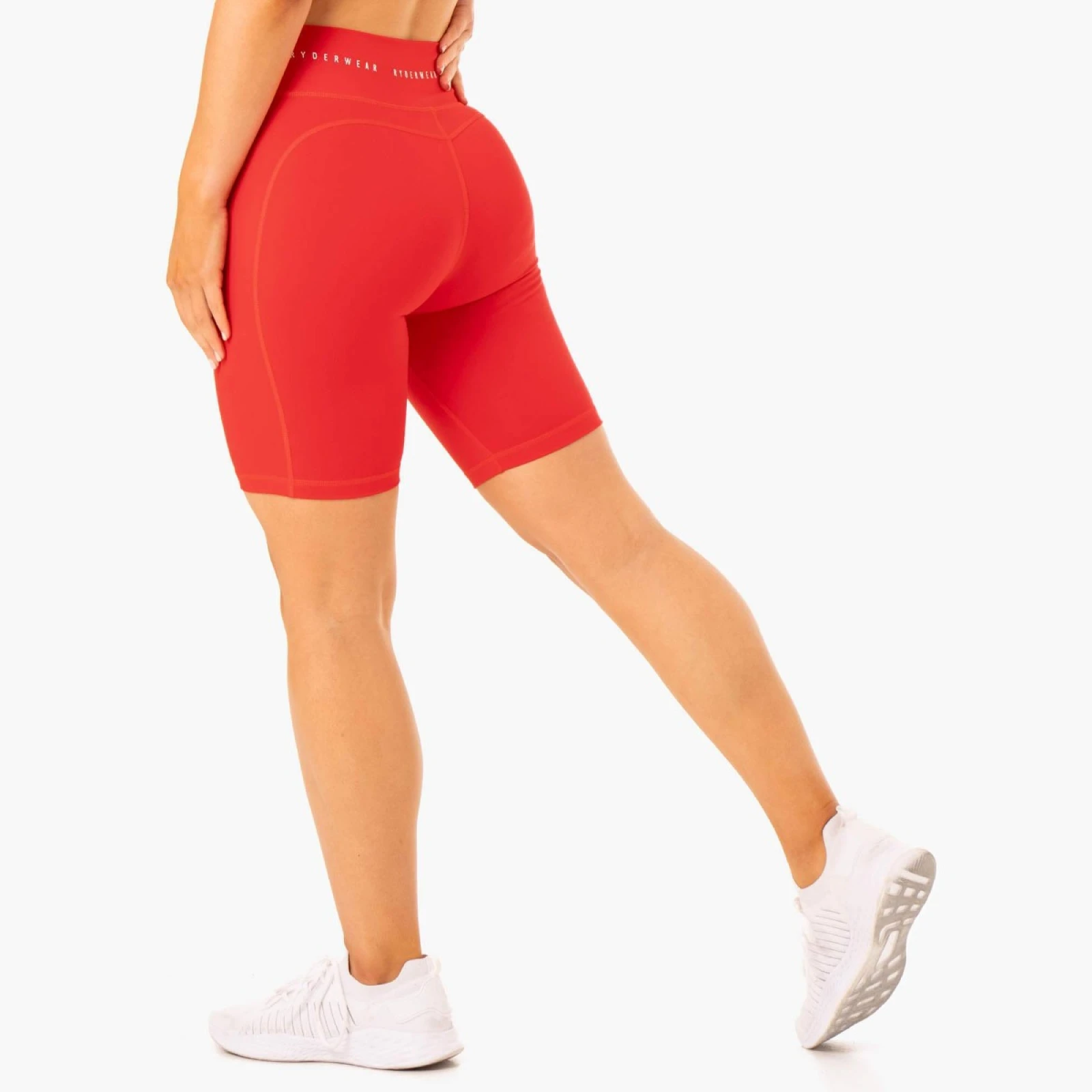 Ryderwear Damskie spodenki kolarskie z wysokim stanem Reflex Red · záber 3