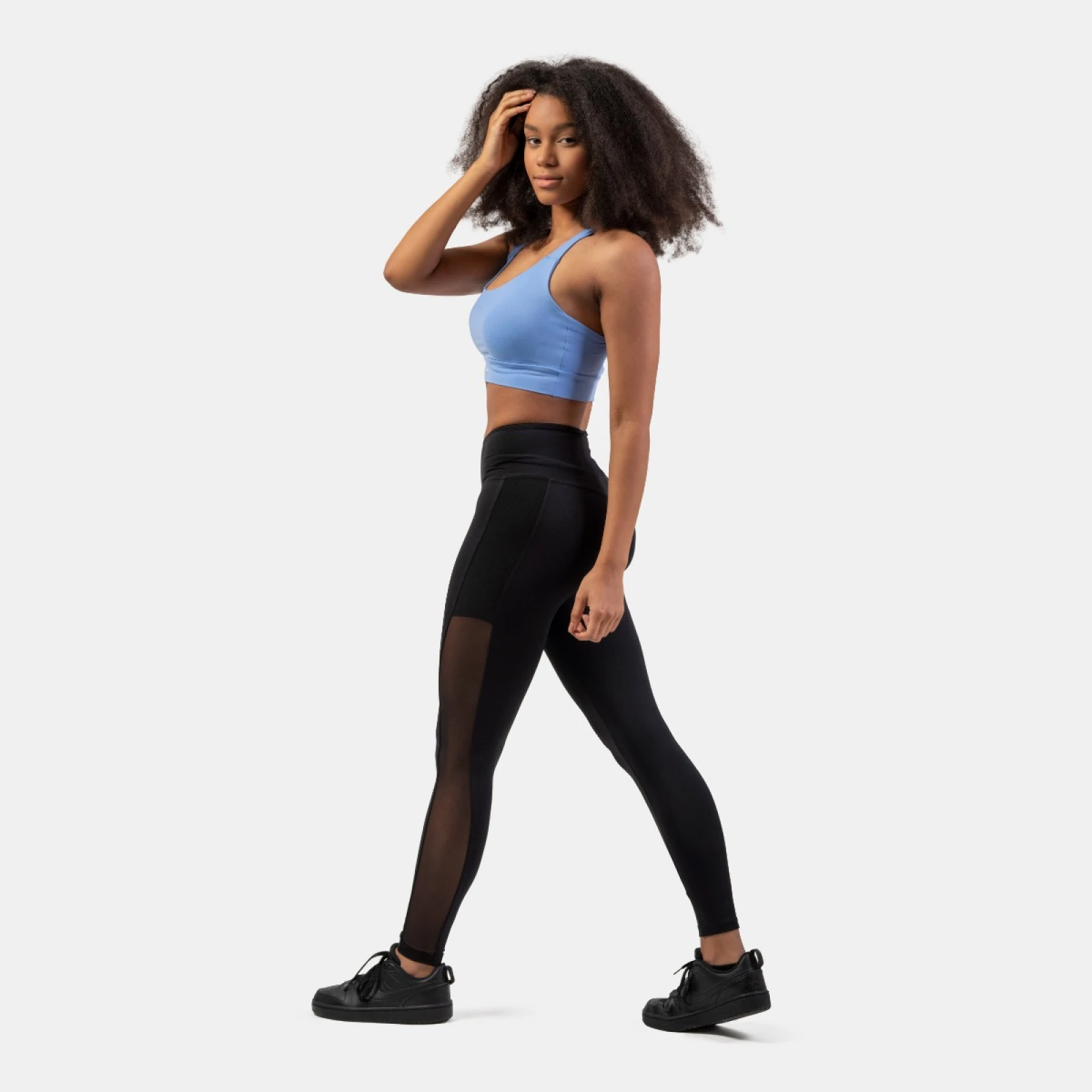 Biustonosz sportowy ze średnim wsparciem Active Light Blue - NEBBIA · záber 5